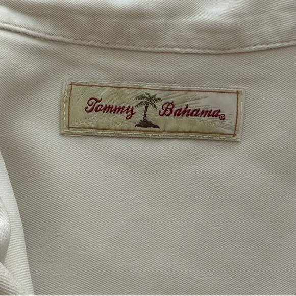 Tommy Bahama Men’s Silk Button Up Shirt XXL | 100% Silk | Short Sleeve - Picture 7 of 13